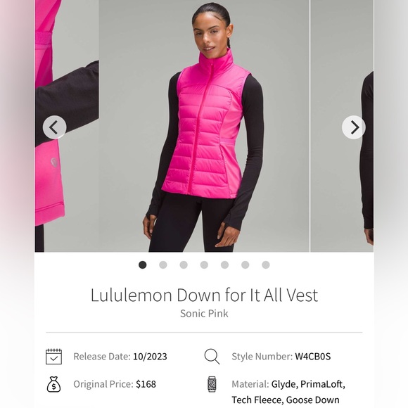 Lululemon Down For It All Vest - Picture 2 of 16
